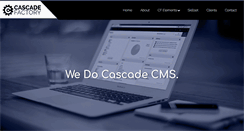 Desktop Screenshot of cascadefactory.com